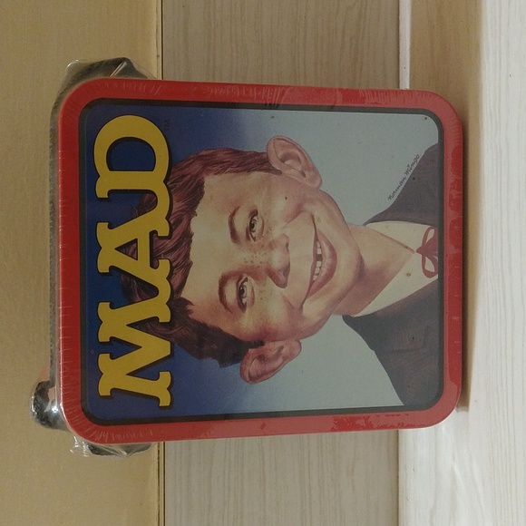 MAD MAGAZINE Other - Vintage 1999 Mad Magazine Mini Metal Lunch Box Alfred E. Neuman New/Sealed